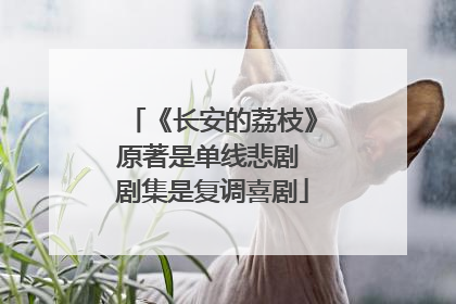 《长安的荔枝》原著是单线悲剧 剧集是复调喜剧