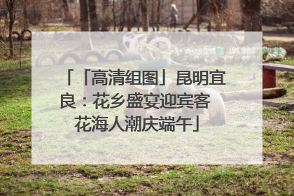 「高清组图」昆明宜良：花乡盛宴迎宾客 花海人潮庆端午