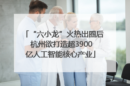 “六小龙”火热出圈后 杭州欲打造超3900亿人工智能核心产业