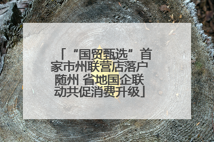 “国贸甄选”首家市州联营店落户随州 省地国企联动共促消费升级