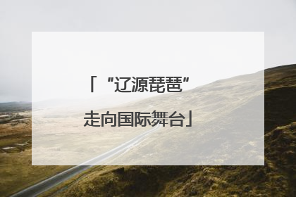 “辽源琵琶” 走向国际舞台