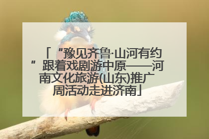 “豫见齐鲁·山河有约”跟着戏剧游中原——河南文化旅游(山东)推广周活动走进济南