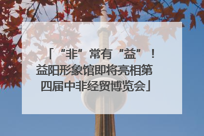 “非”常有“益”！益阳形象馆即将亮相第四届中非经贸博览会
