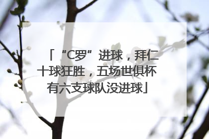 “C罗”进球，拜仁十球狂胜，五场世俱杯有六支球队没进球