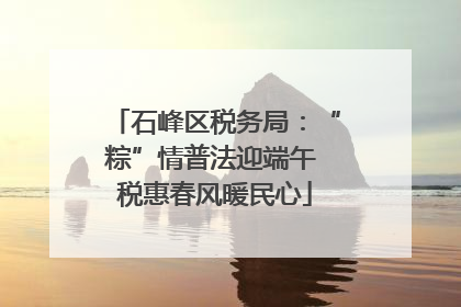 石峰区税务局：“粽”情普法迎端午 税惠春风暖民心