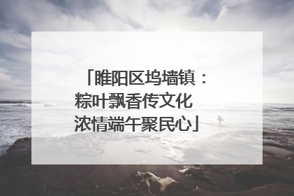 睢阳区坞墙镇：粽叶飘香传文化 浓情端午聚民心