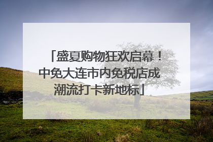 盛夏购物狂欢启幕！中免大连市内免税店成潮流打卡新地标