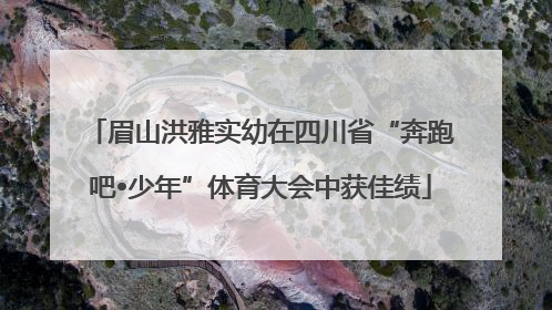 眉山洪雅实幼在四川省“奔跑吧•少年”体育大会中获佳绩