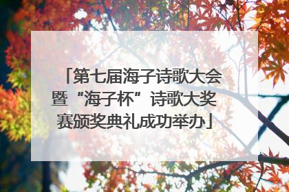 第七届海子诗歌大会暨“海子杯”诗歌大奖赛颁奖典礼成功举办