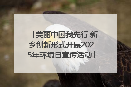 美丽中国我先行 新乡创新形式开展2025年环境日宣传活动