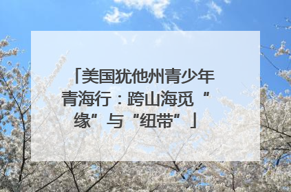美国犹他州青少年青海行：跨山海觅“缘”与“纽带”