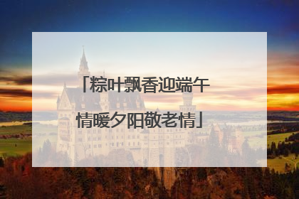 粽叶飘香迎端午 情暖夕阳敬老情