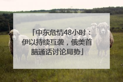 中东危情48小时：伊以持续互袭，俄美首脑通话讨论局势