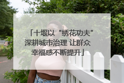 十堰以“绣花功夫”深耕城市治理 让群众幸福感不断提升