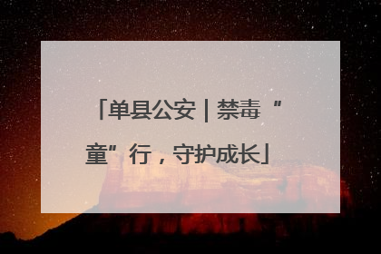 单县公安｜禁毒“童”行，守护成长