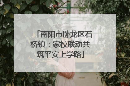 南阳市卧龙区石桥镇：家校联动共筑平安上学路