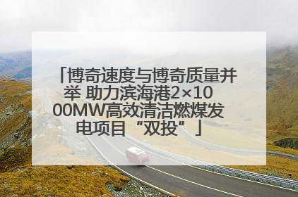 博奇速度与博奇质量并举 助力滨海港2×1000MW高效清洁燃煤发电项目“双投”