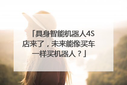 具身智能机器人4S店来了，未来能像买车一样买机器人？
