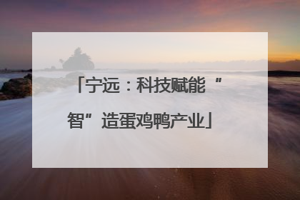 宁远：科技赋能“智”造蛋鸡鸭产业