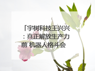 宇树科技王兴兴：真正解放生产力前 机器人格斗会成为全球受欢迎的赛事｜科技观察