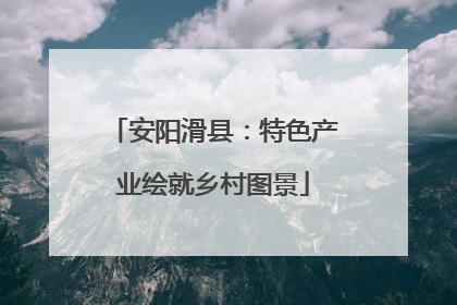 安阳滑县：特色产业绘就乡村图景