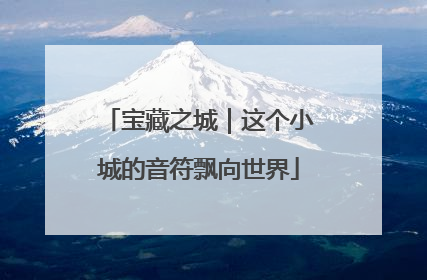 宝藏之城｜这个小城的音符飘向世界