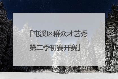 屯溪区群众才艺秀第二季初赛开赛