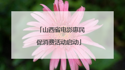 山西省电影惠民促消费活动启动