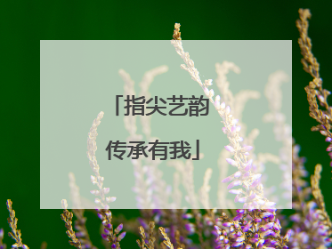 指尖艺韵 传承有我