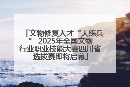 文物修复人才“大练兵” 2025年全国文物行业职业技能大赛四川省选拔赛即将启幕
