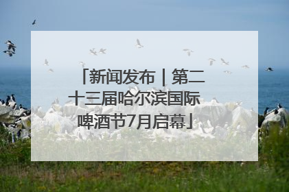 新闻发布｜第二十三届哈尔滨国际啤酒节7月启幕