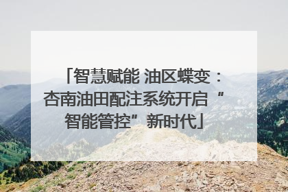 智慧赋能 油区蝶变：杏南油田配注系统开启“智能管控”新时代