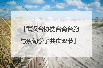 武汉台协携台商台胞与蔡甸学子共庆双节