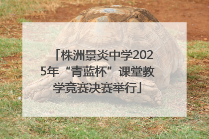 株洲景炎中学2025年“青蓝杯”课堂教学竞赛决赛举行