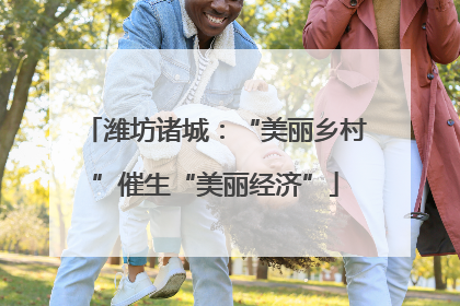 潍坊诸城：“美丽乡村”催生“美丽经济”