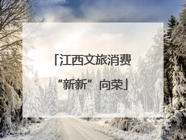 江西文旅消费“新新”向荣