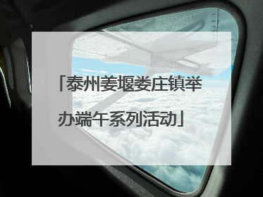 泰州姜堰娄庄镇举办端午系列活动