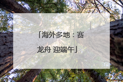 海外多地：赛龙舟 迎端午