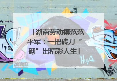 湖南劳动模范范平军：一把砖刀“砌”出精彩人生