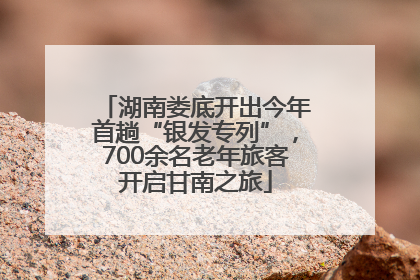 湖南娄底开出今年首趟“银发专列”，700余名老年旅客开启甘南之旅