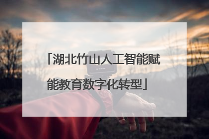 湖北竹山人工智能赋能教育数字化转型