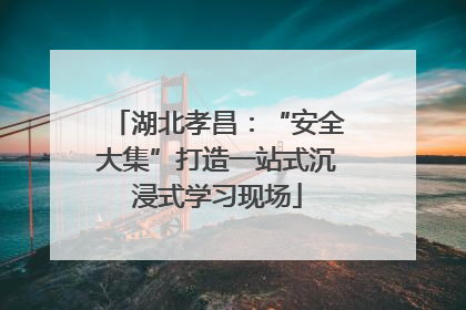 湖北孝昌：“安全大集”打造一站式沉浸式学习现场