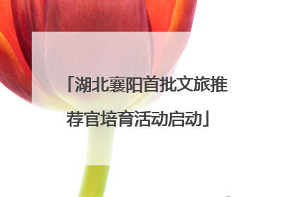 湖北襄阳首批文旅推荐官培育活动启动