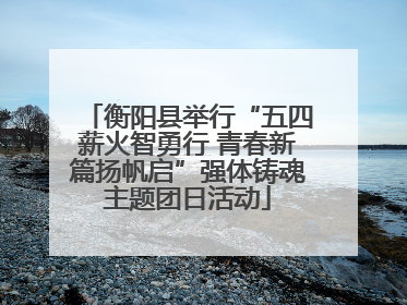 衡阳县举行“五四薪火智勇行 青春新篇扬帆启”强体铸魂主题团日活动