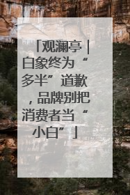 观澜亭｜白象终为“多半”道歉，品牌别把消费者当“小白”