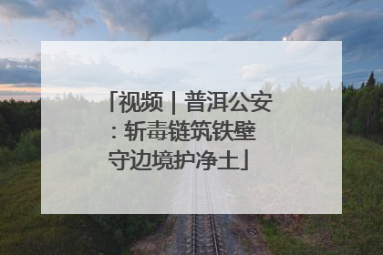 视频｜普洱公安：斩毒链筑铁壁 守边境护净土