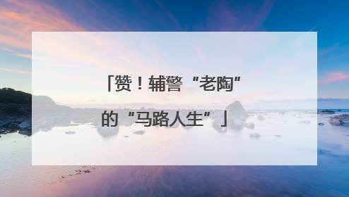 赞！辅警“老陶”的“马路人生”