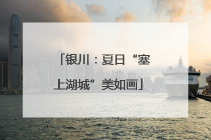银川：夏日“塞上湖城”美如画
