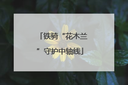 铁骑“花木兰”守护中轴线