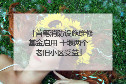 首笔消防设施维修基金启用 十堰两个老旧小区受益